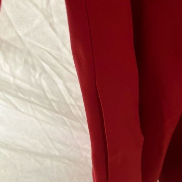 Kate Spade: Red Boat Neck Ponte Dress- pockets- fit & flare- M - Picture 14 of 16